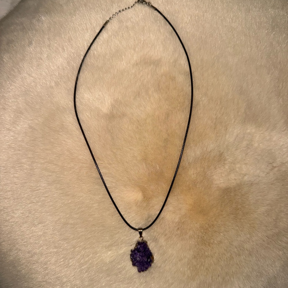 Elegant Amethyst Pendant Necklace